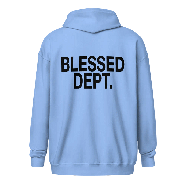 Blessed Dept. Black Font Zip-Up product image (6)
