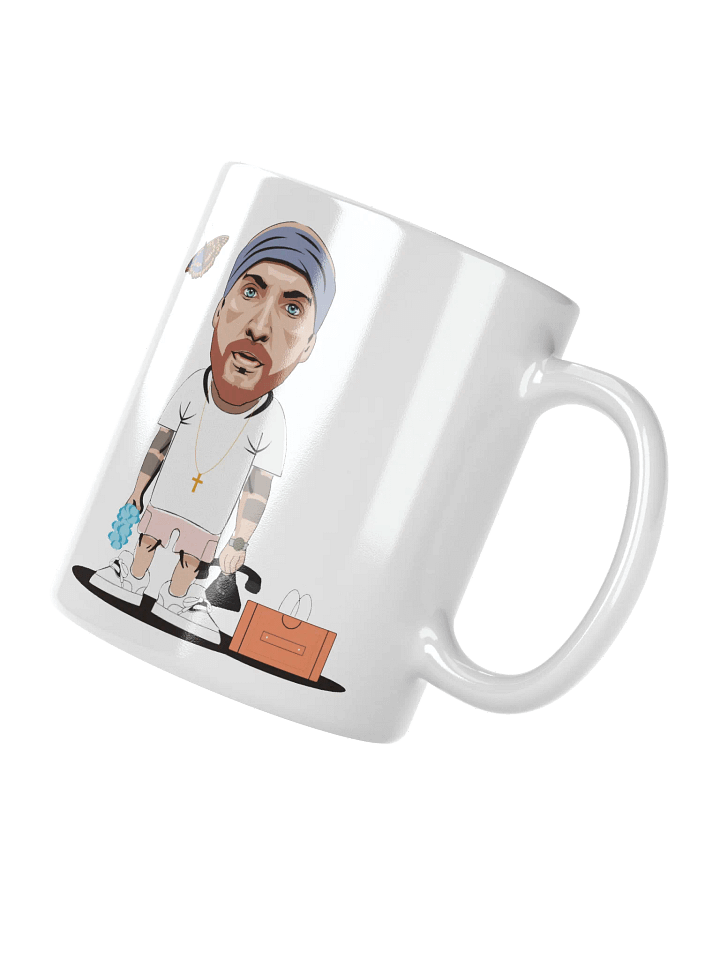 DAVID ASPHALT - WEIßE GLÄNZENDE TASSE product image (5)