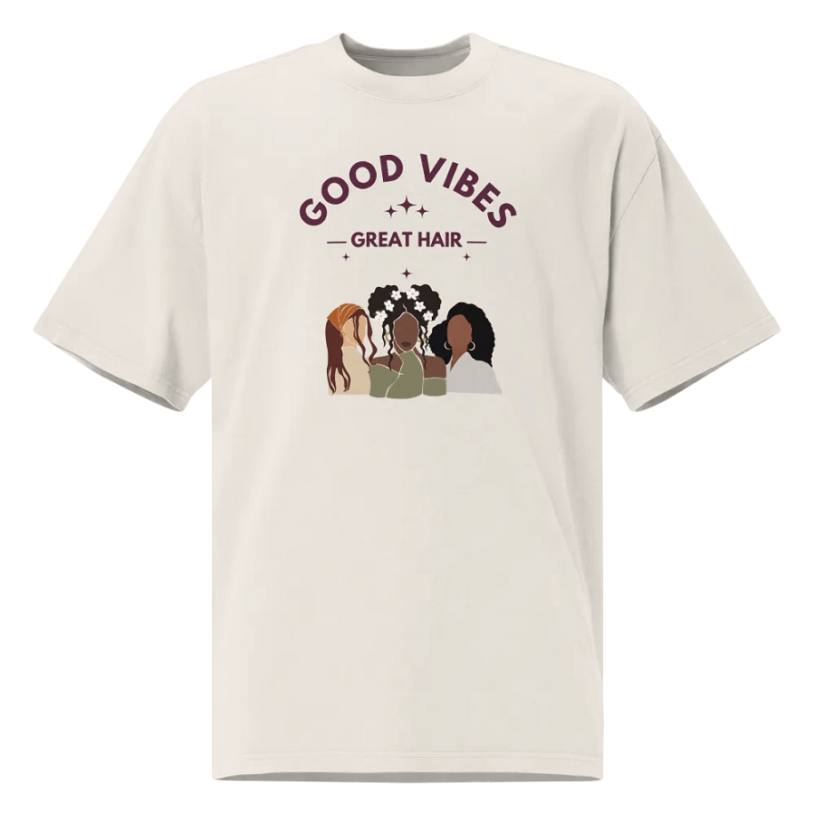 Good Vibes Great Hair Oversized T-Shirt product image (3)