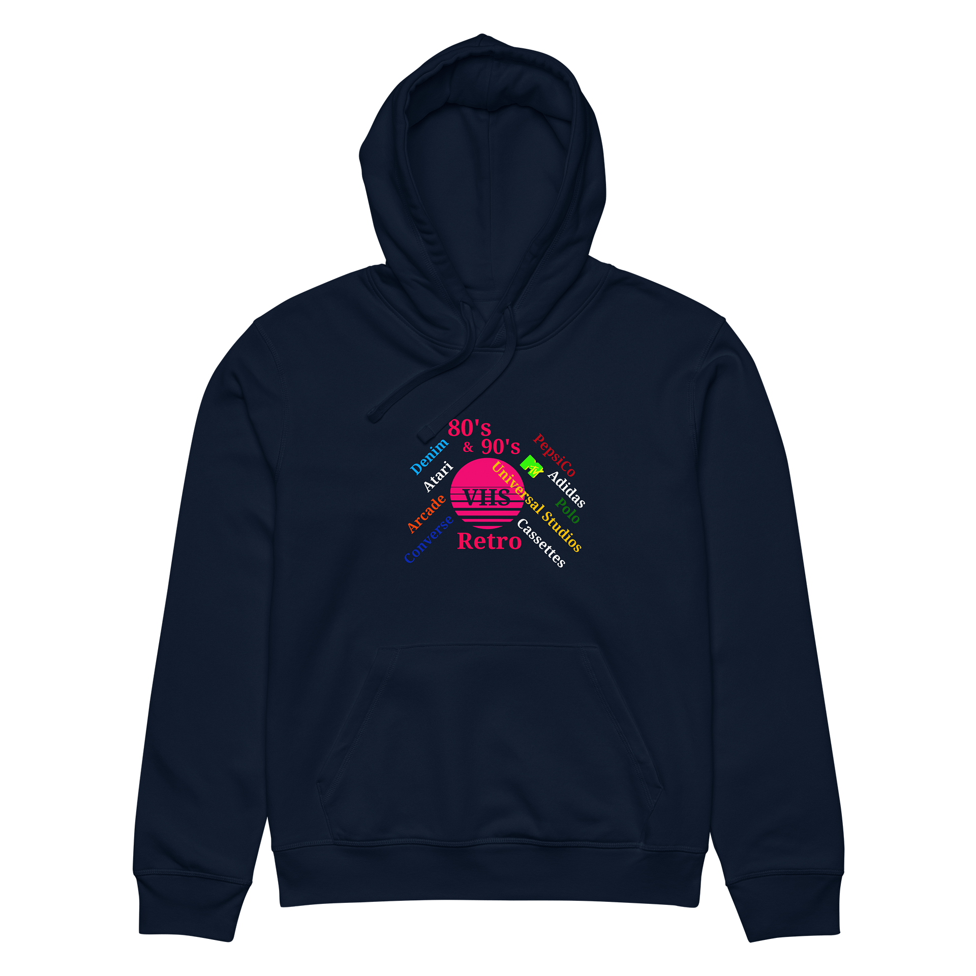 Retro VHS Circle Unisex Hoodie product image (6)