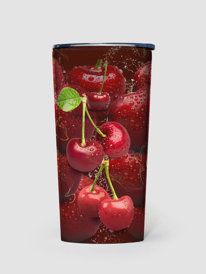 Cherry Bliss 20oz Stainless Steel Tumbler gift for trendy friends colleagues moms daughters product image (1)