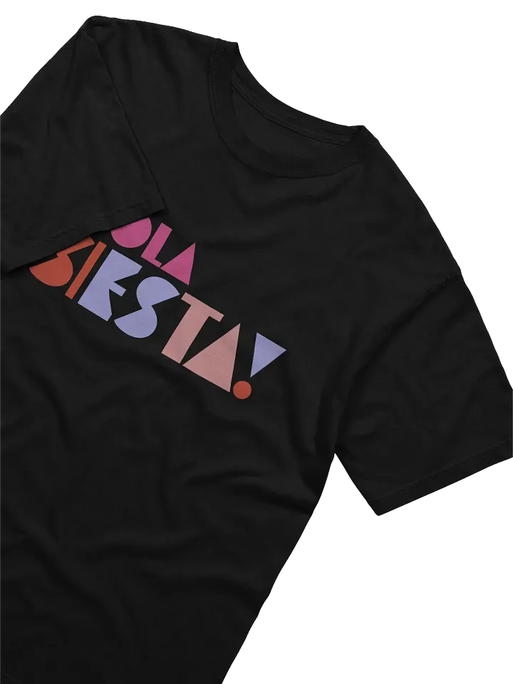 Hola Siesta Heavyweight T-Shirt Black product image (2)