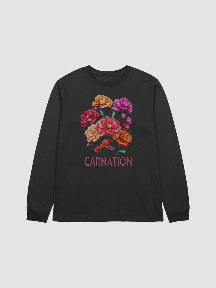 Floral Graphic | Long Sleeve T Shirt | Carnation product image (1)