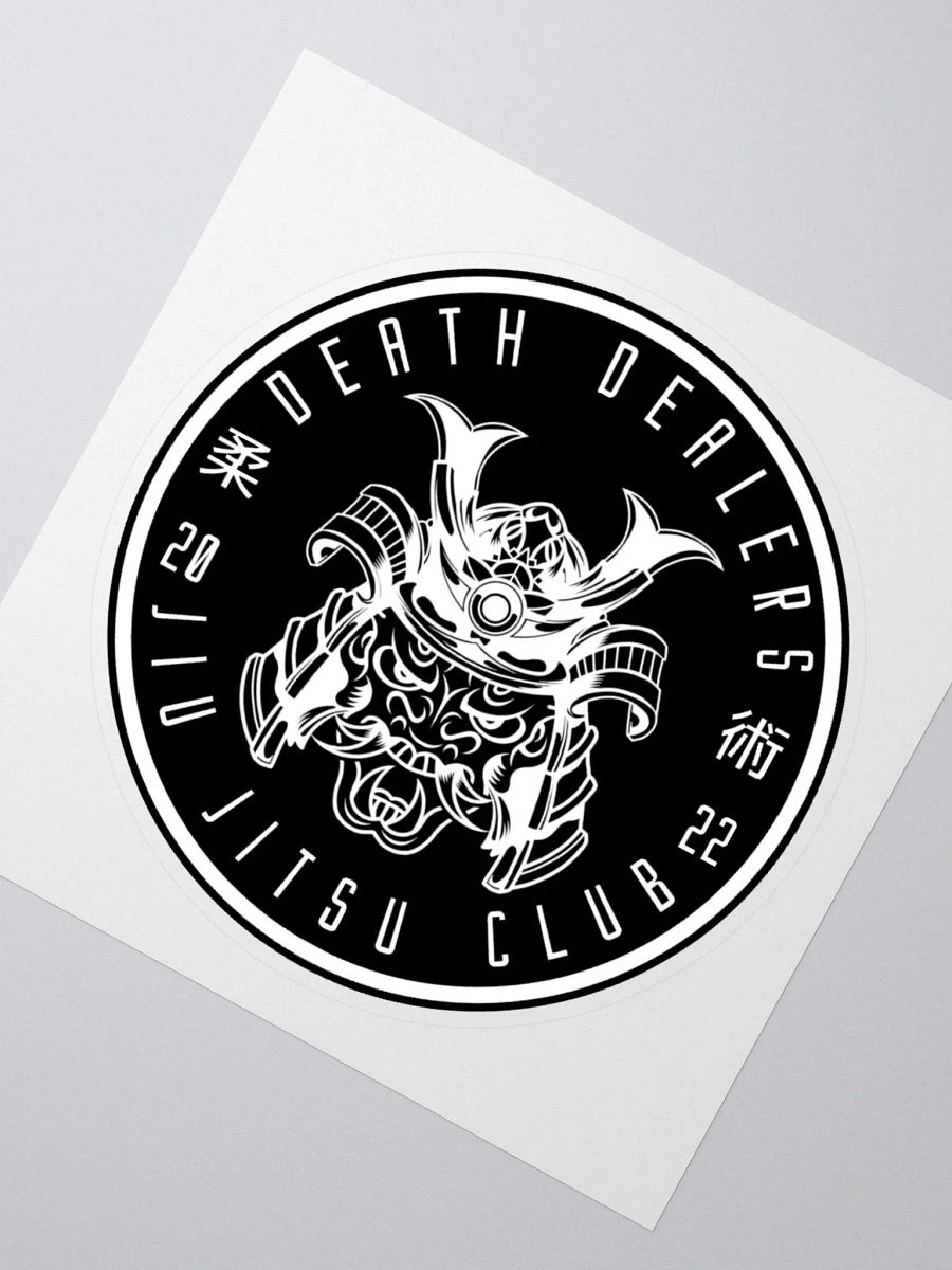 Death Dealers - Round Logo (Black And White) Sticker product image (2)