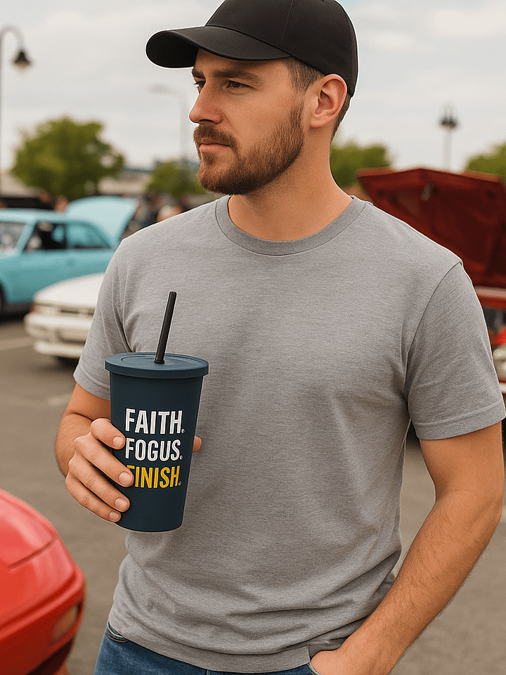 Faith. Focus. Finish. Motivational Tumbler product image (2)