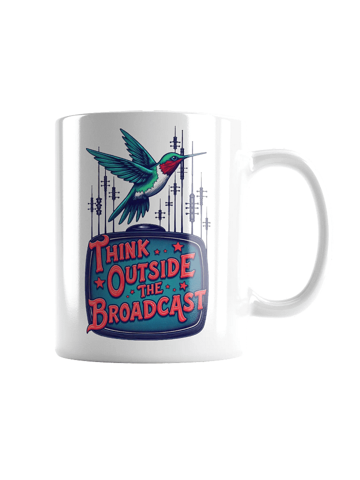 Think Outside The Broadcast Mug product image (2)