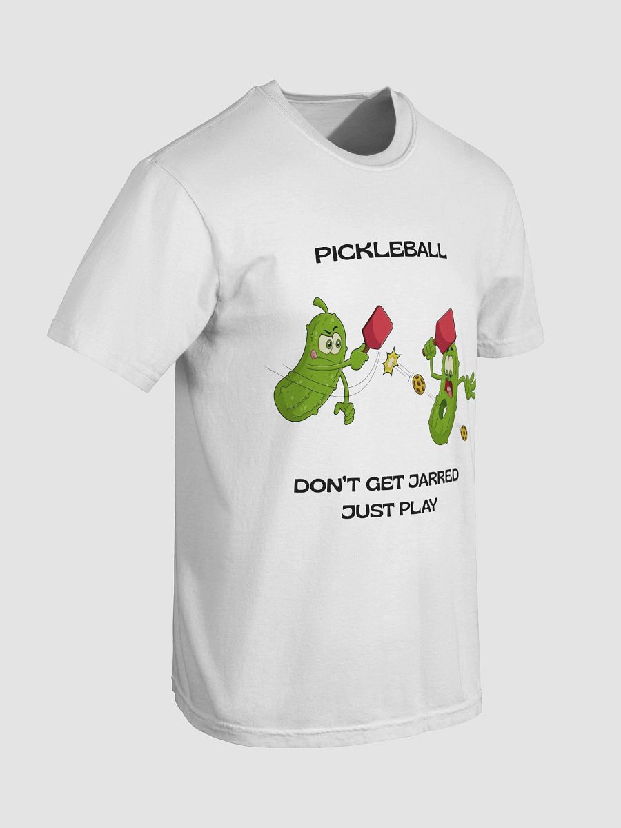 Pickleball Don't Get Jarred Just Play Heavyweight T-Shirt product image (90)