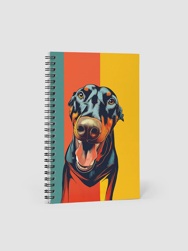 Chica the Doberman Pop Art notebook product image (1)