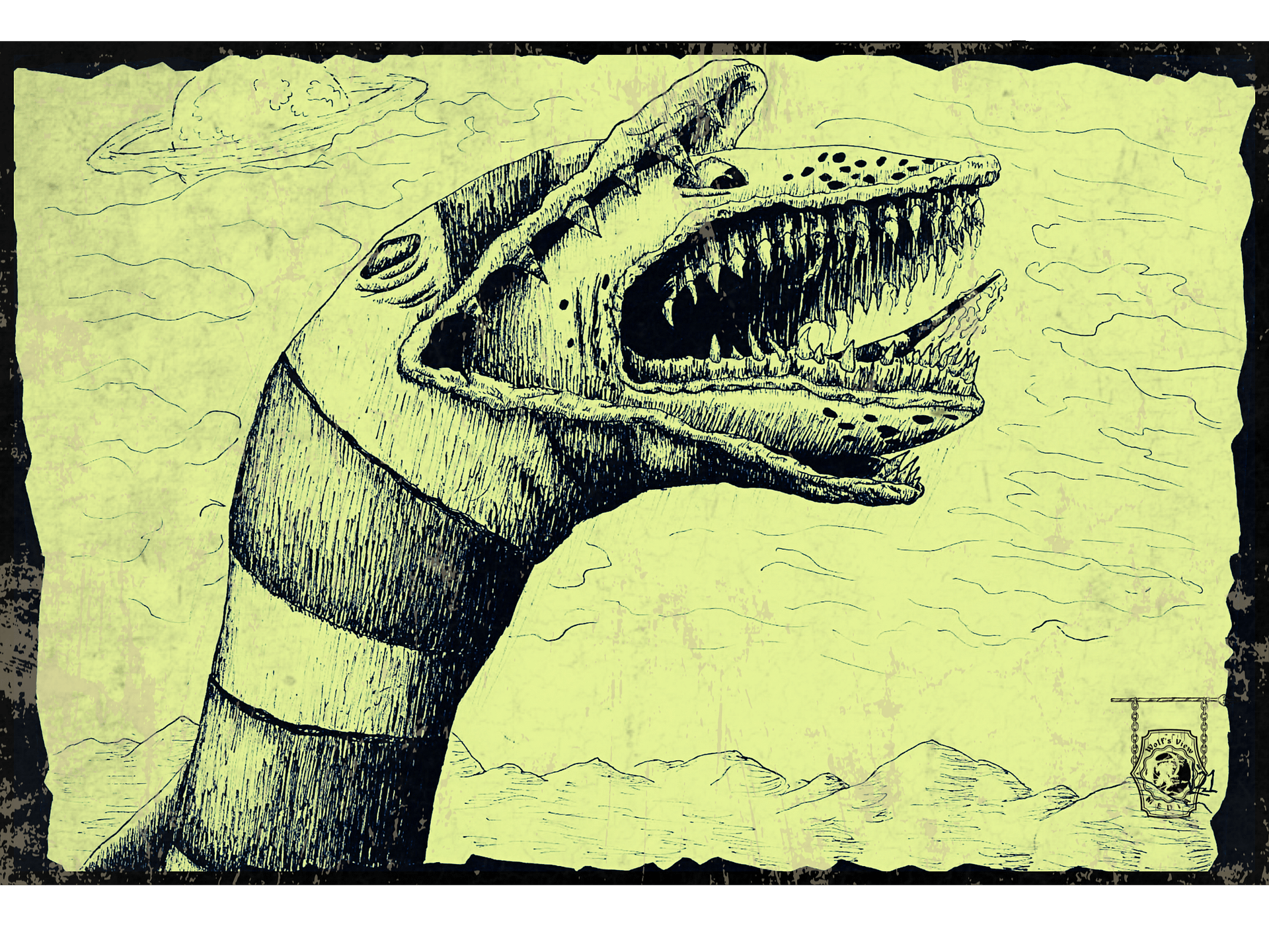 Sandworms of Saturn- Print product image (1)