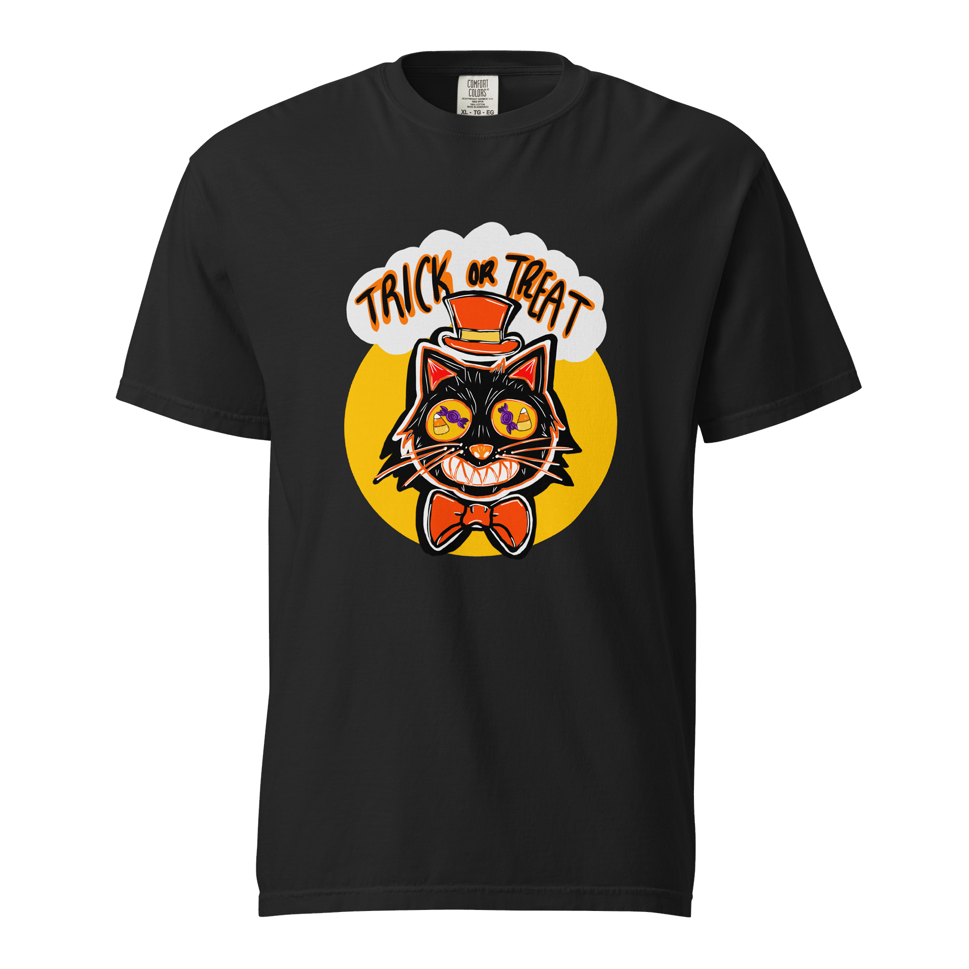 Black Cat Halloween T-shirt product image (5)