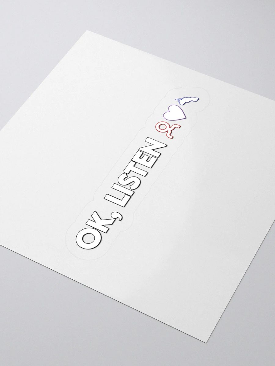 OK, LISTEN Sticker product image (9)