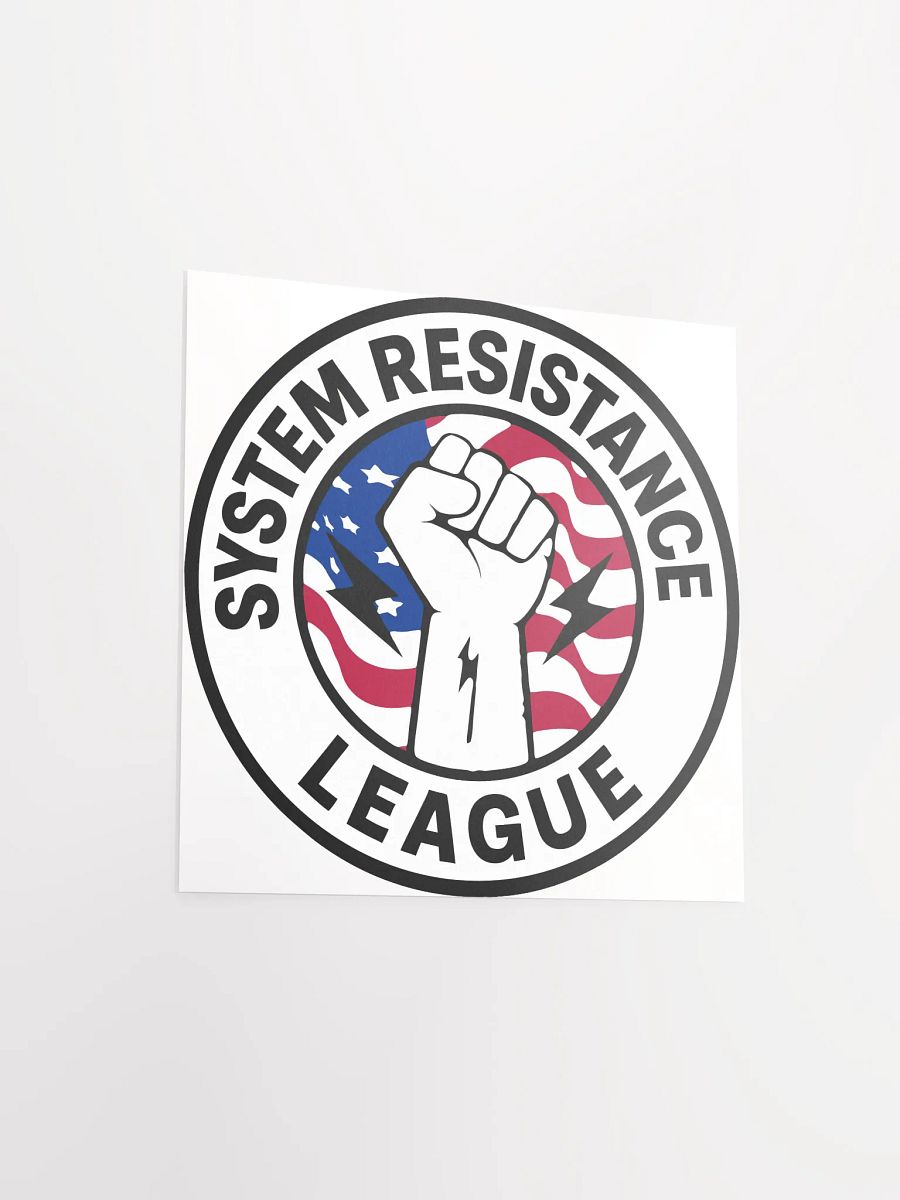 System Resistance League Emblem Poster Print product image (13)