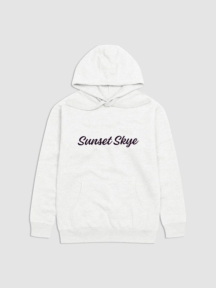 White Sunset Comfort Unisex Hoodie product image (2)