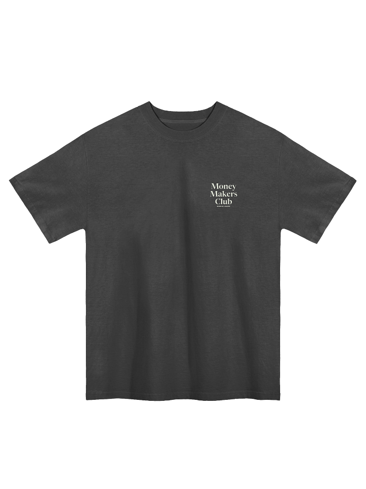 Money Makers Tee Dark Oversized product image (1)