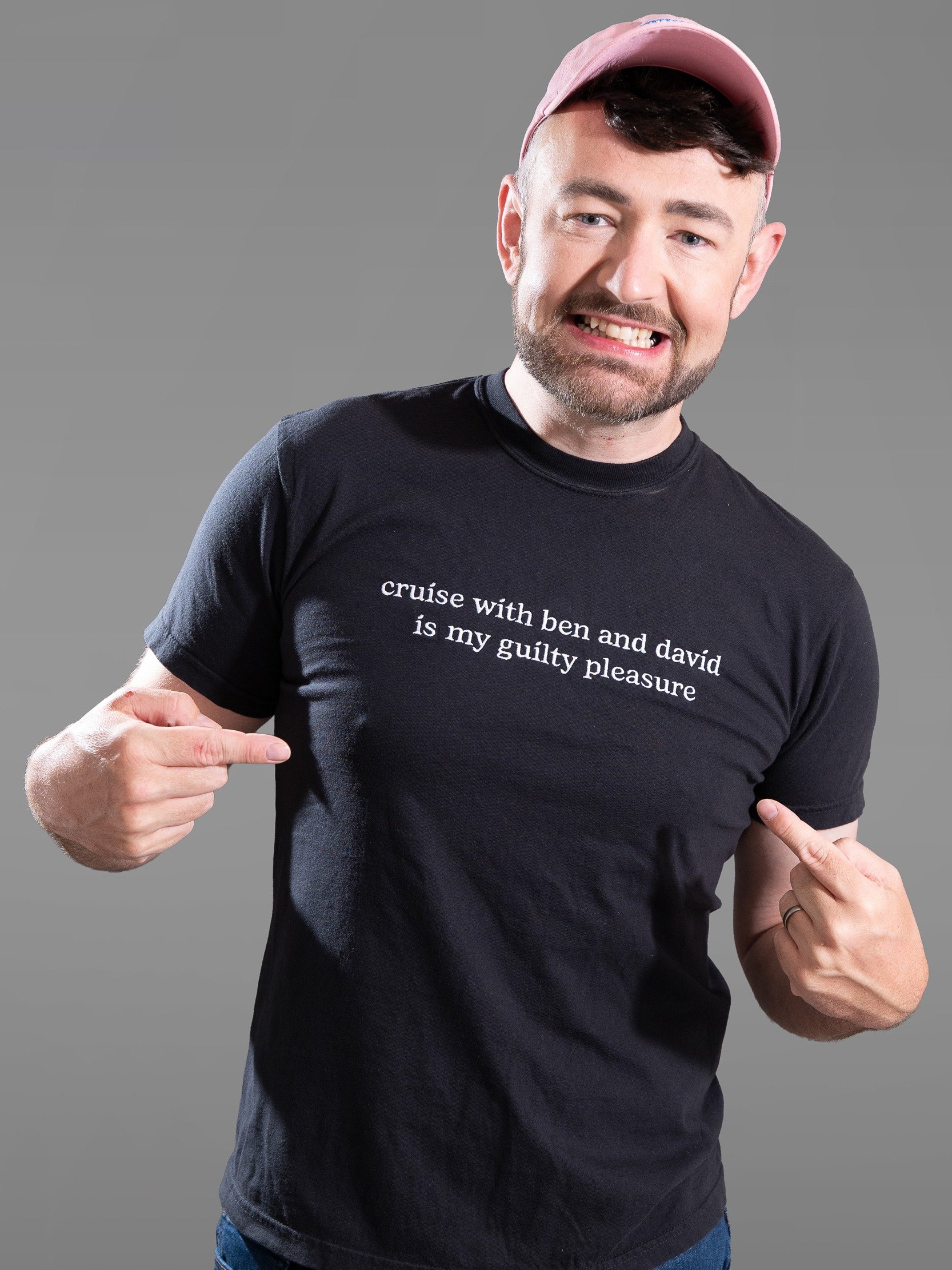 Women's Cruise With Ben & David is my Guilty Pleasure Embroidered T-Shirt product image (2)