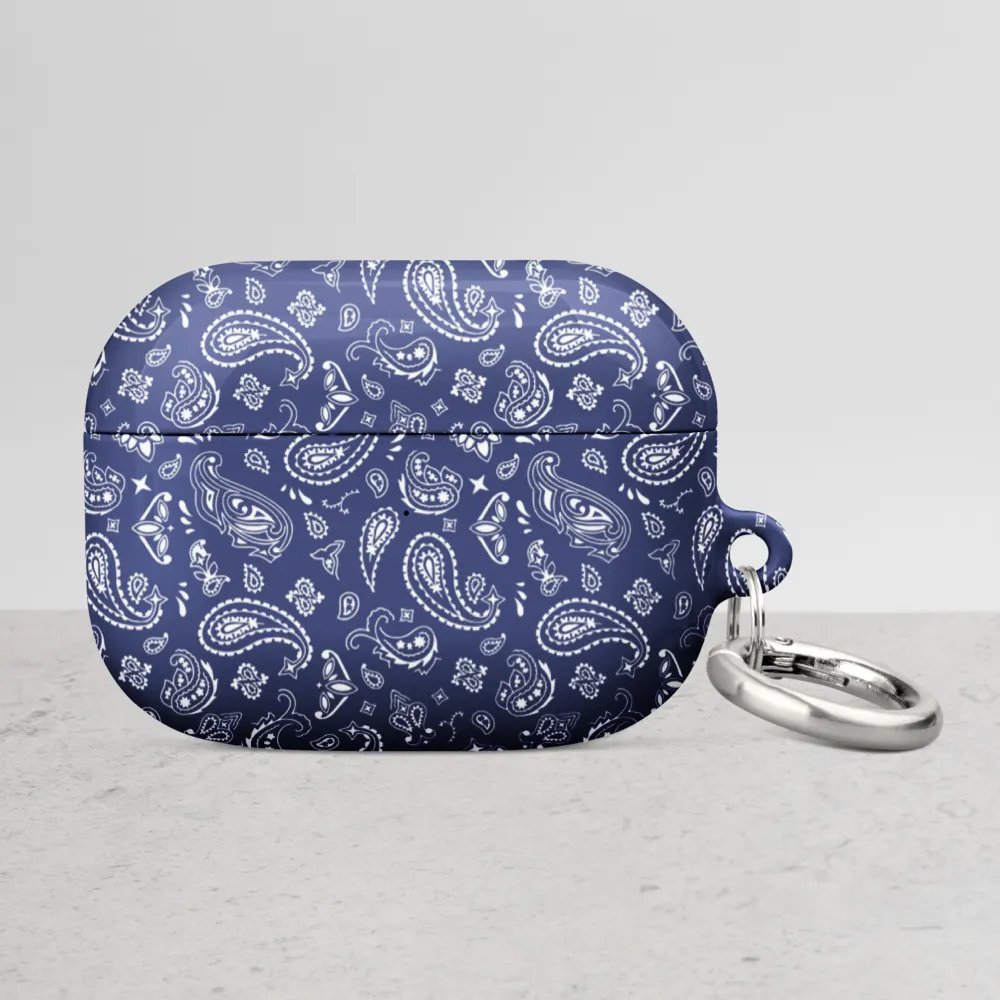 Indigo Bandana AirPods Case product image (46)