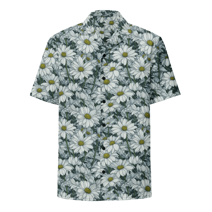 Floral Pattern Field of Daisy Flowers Hawaiian Shirt product image (1)