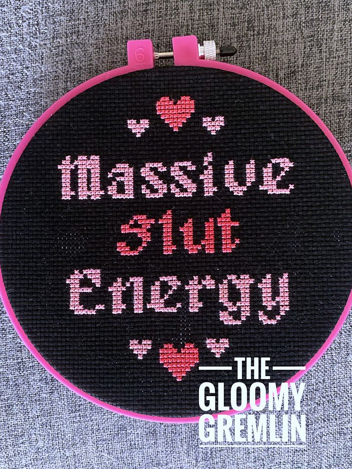 Massive Slut Energy - Cross Stitch Pattern product image (2)