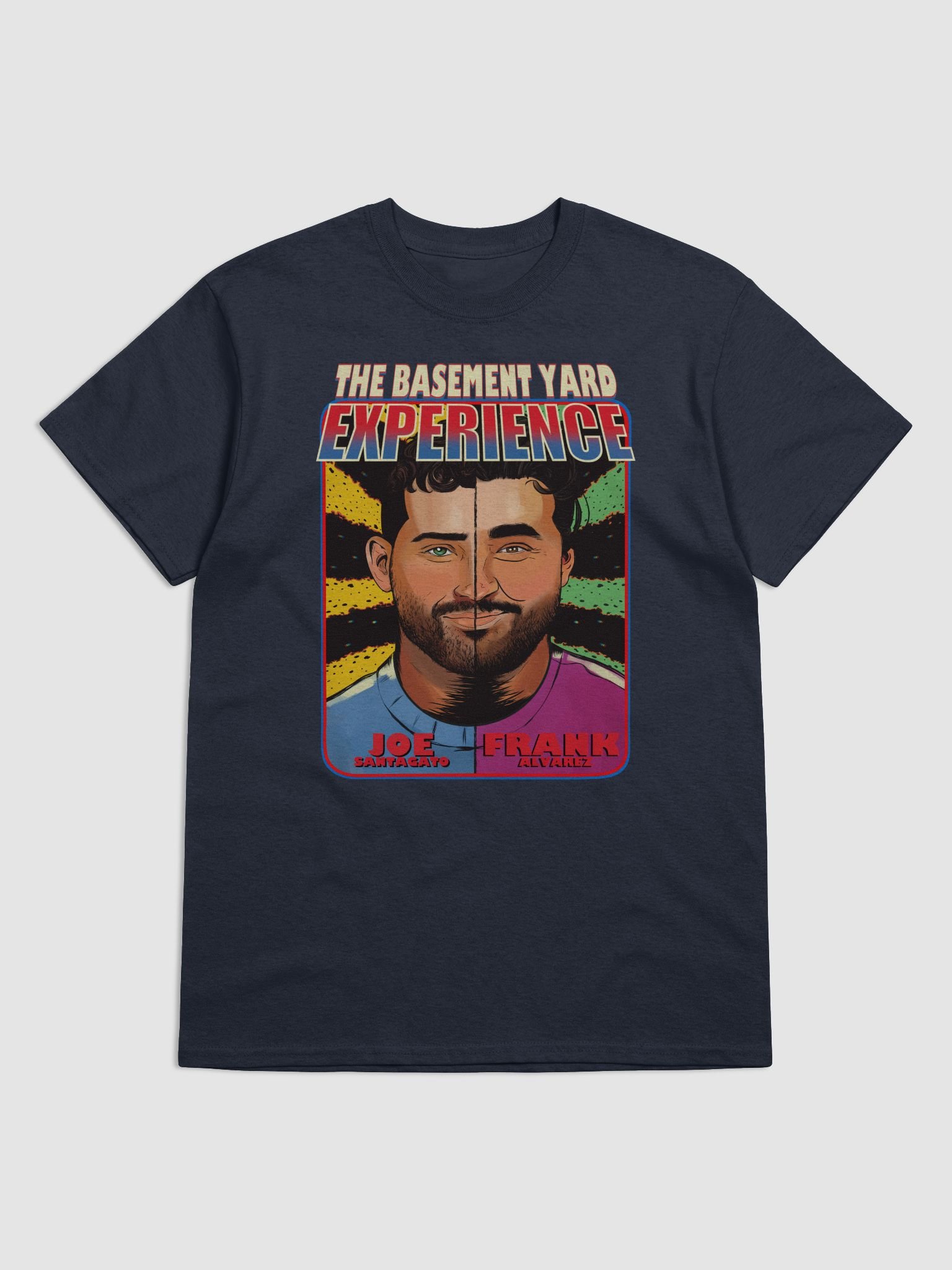 Split Face Basement Yard Experience Tee product image (1)