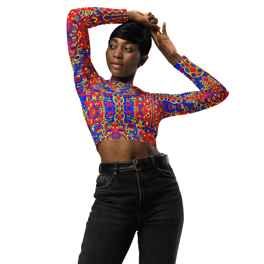 Symmetry Splendor Recycled Crop Top product image (3)