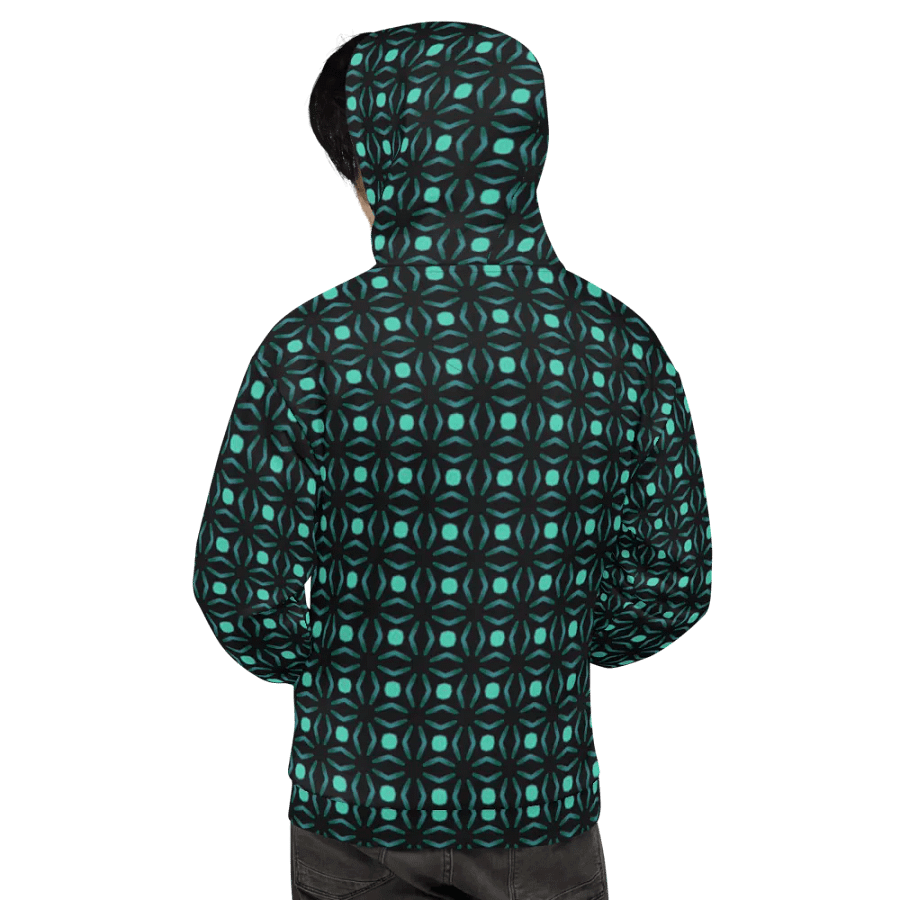 Abstract Repeating Values Unisex All Over Print Hoodie product image (2)