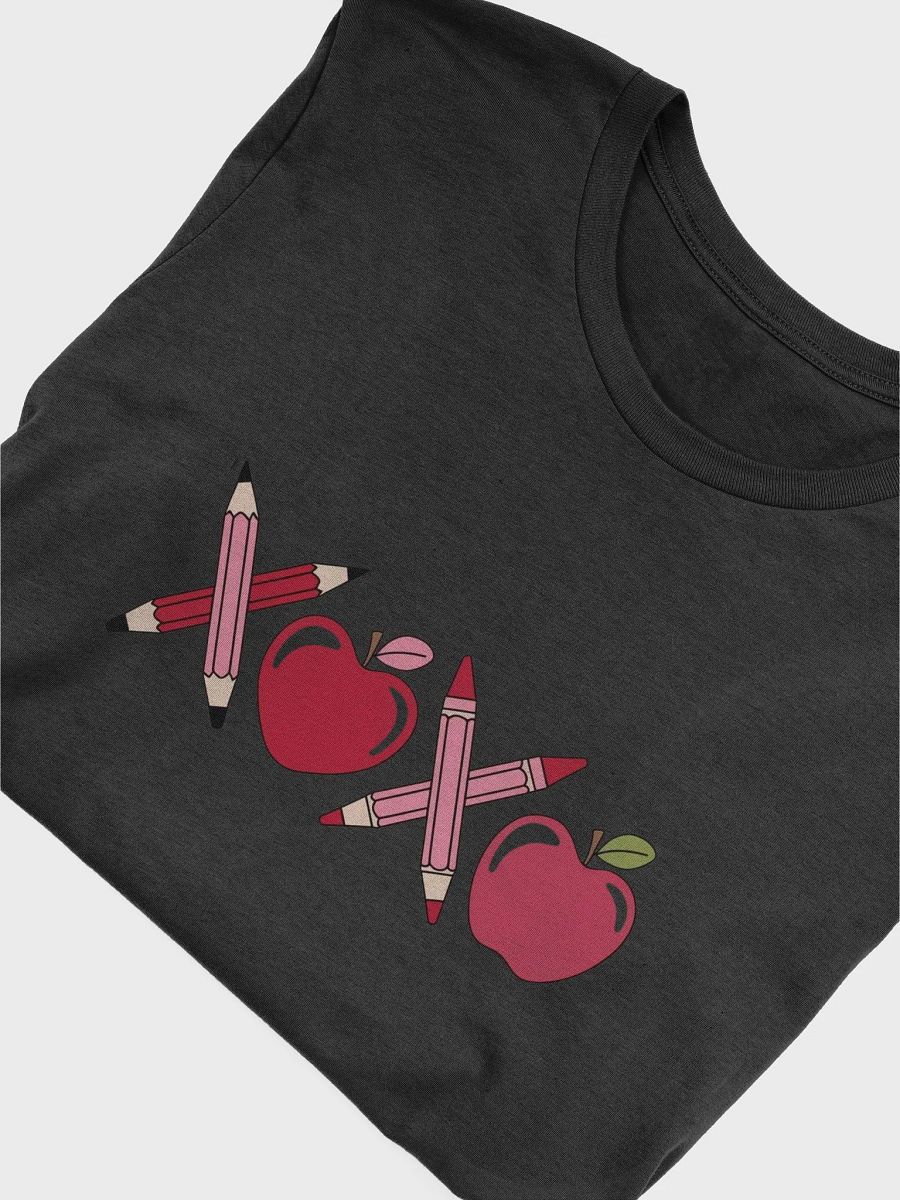 XOXO Teacher Shirt – Apples, Pencils & Crayons product image (21)