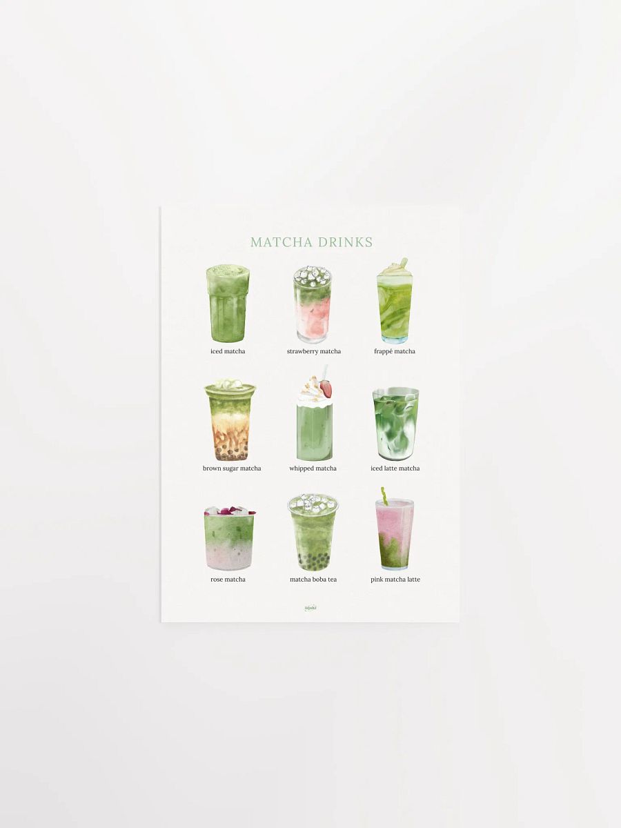 Matcha Drinks Watercolor product image (5)
