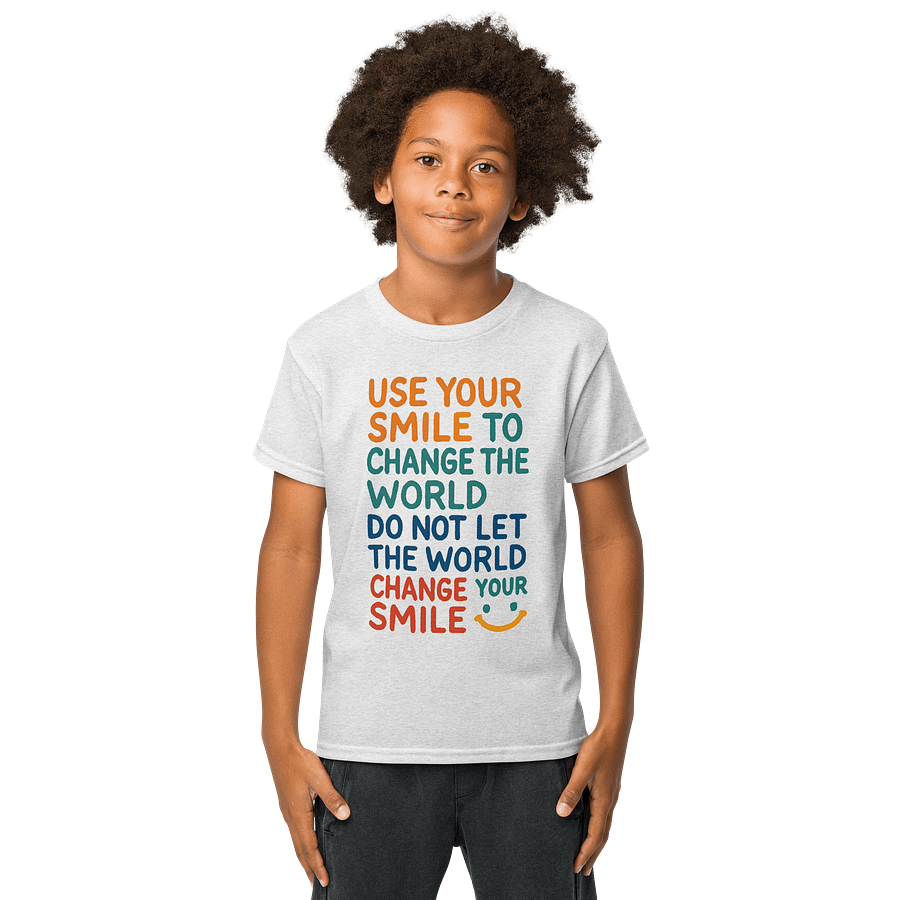 Smile-Changing Youth Sports Tee product image (1)