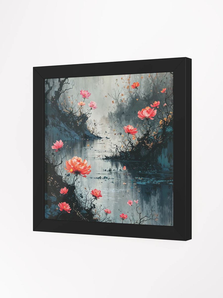Petals of the Quiet Stream Framed Print product image (17)
