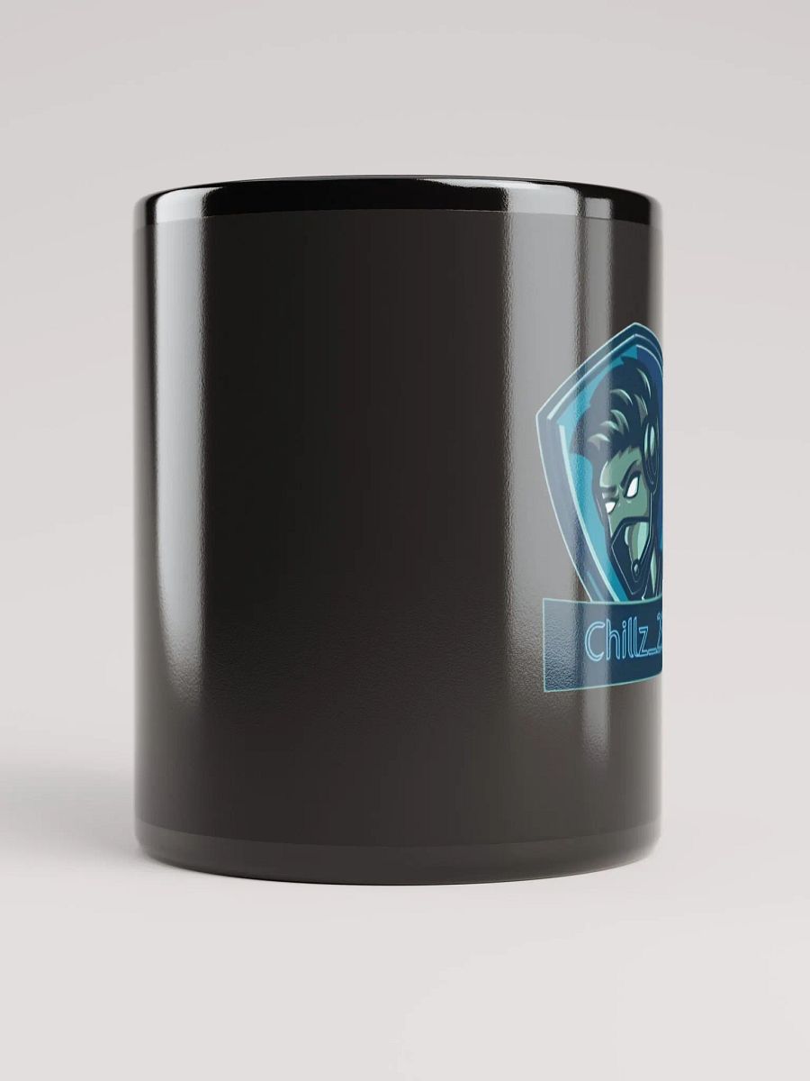 Chillz_23 Logo Glossy Black Mug product image (10)