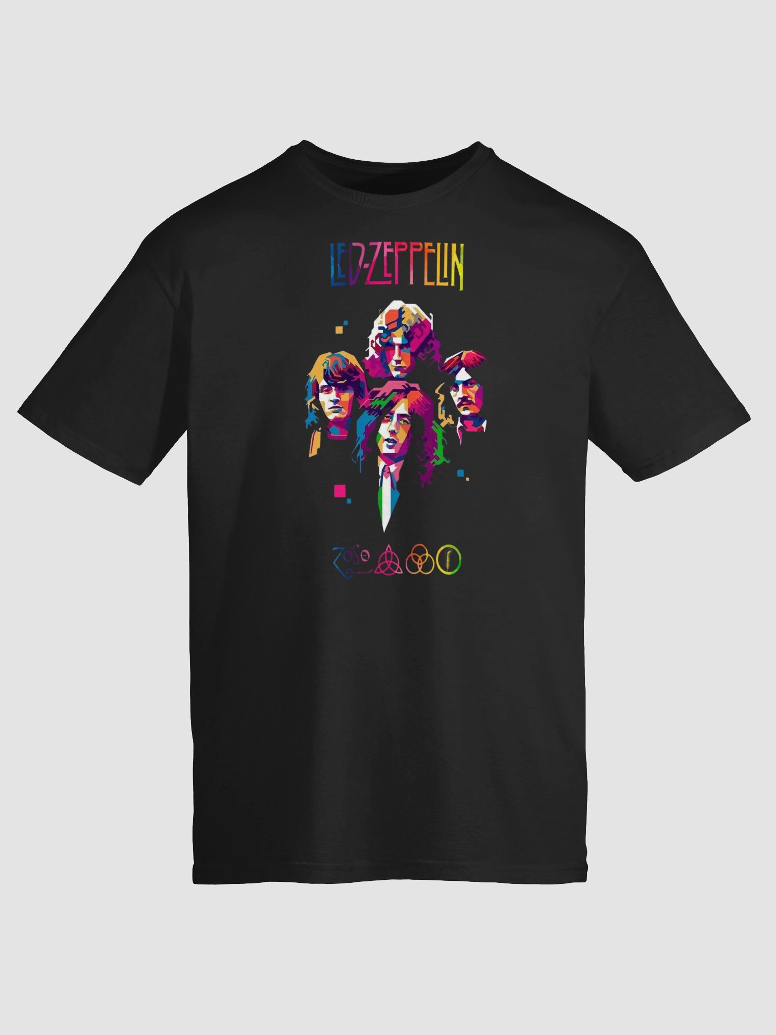 Led Zeppelin T-Shirt - The Four Symbols WPAP Pop Art product image (6)
