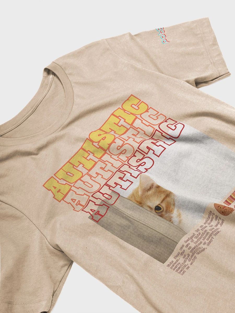 AUTISTIC CAT supersoft tee product image (38)
