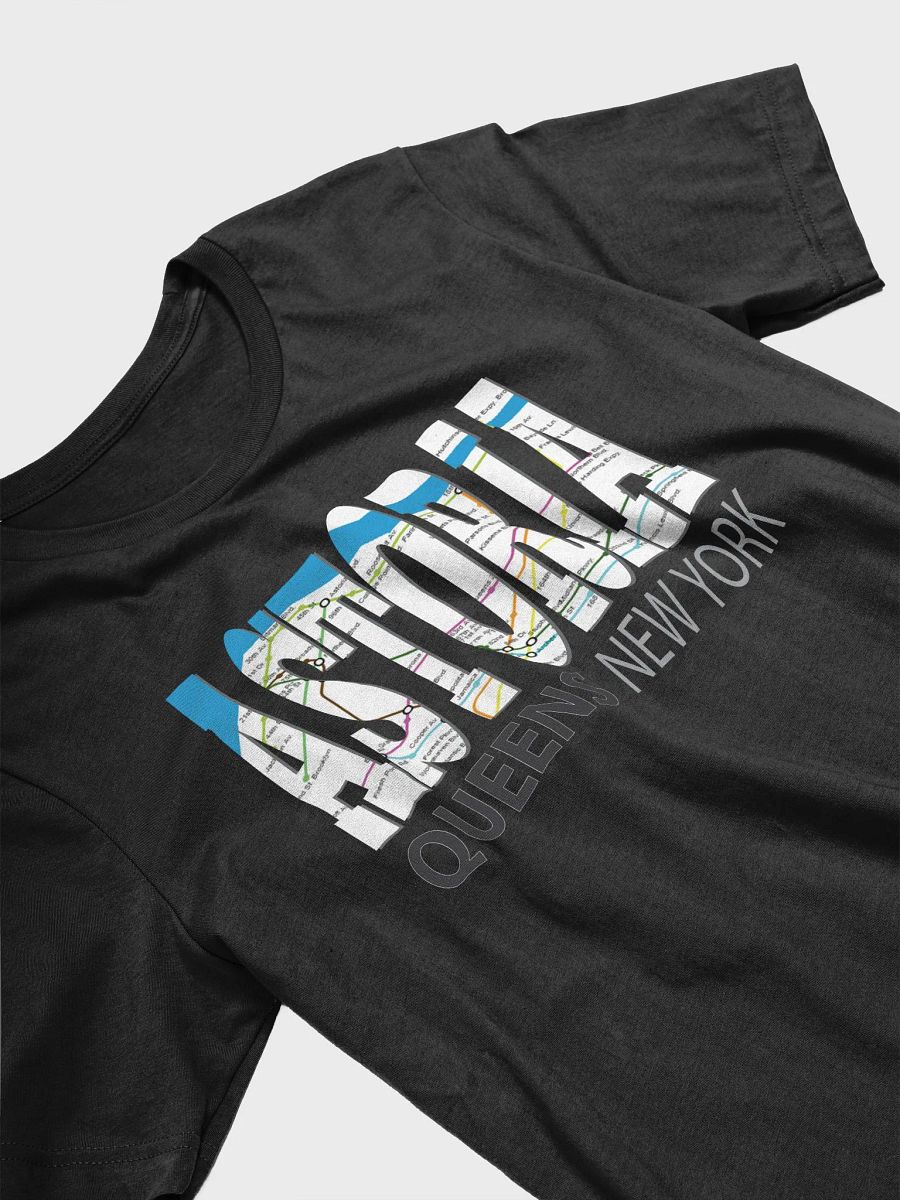 Fun Cool Astoria Queens New York with Subway Map NYC T-Shirt product image (4)