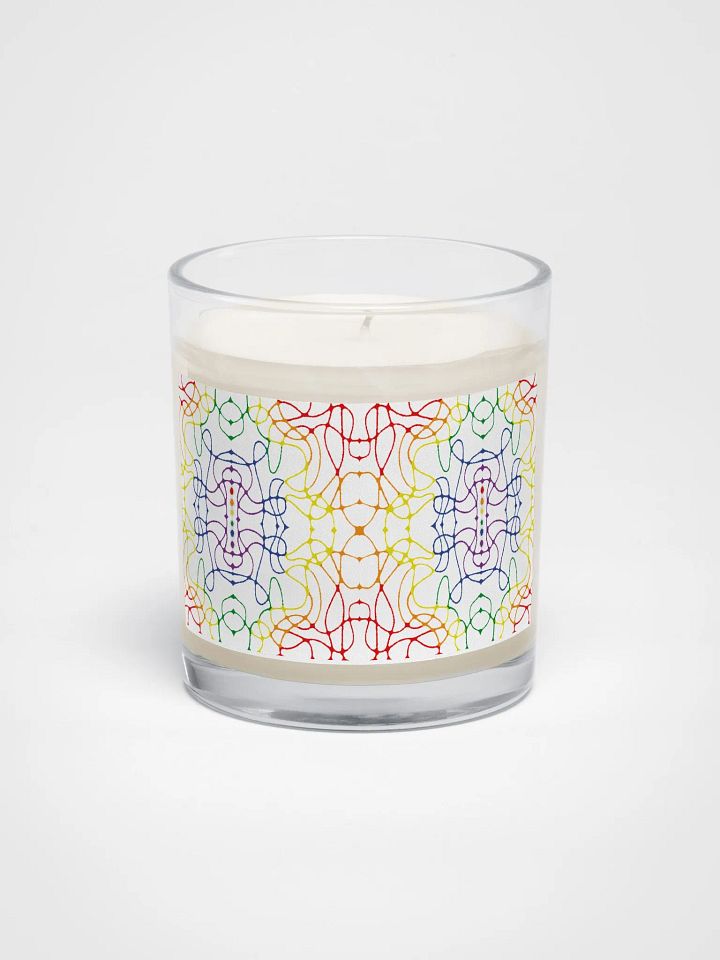 Rainbow Abstract Candle product image (1)