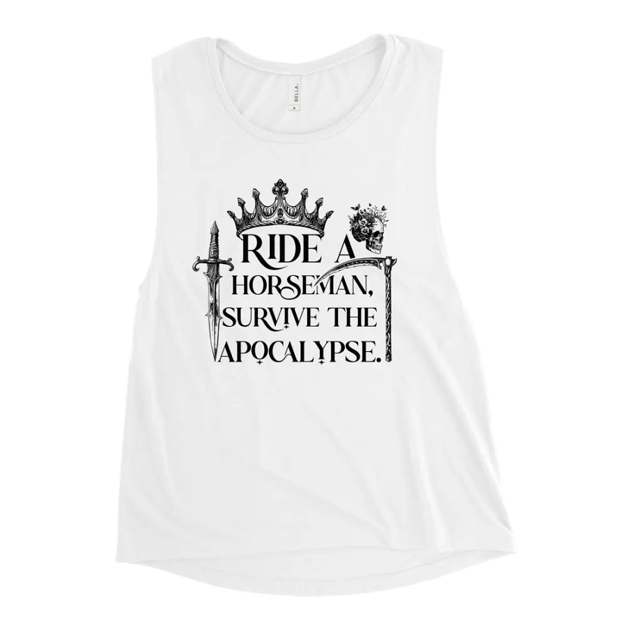 Ride a Horseman Bella+Canvas Women's Flowy Muscle Tank product image (46)