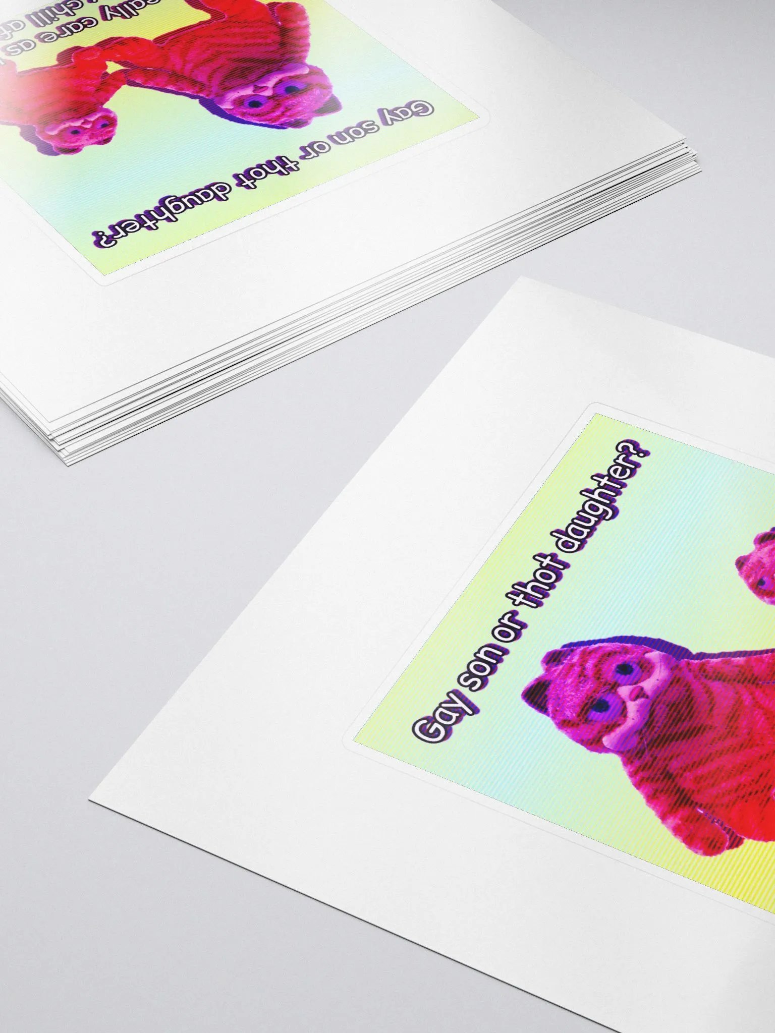 Gay son or thot daughter sticker product image (5)