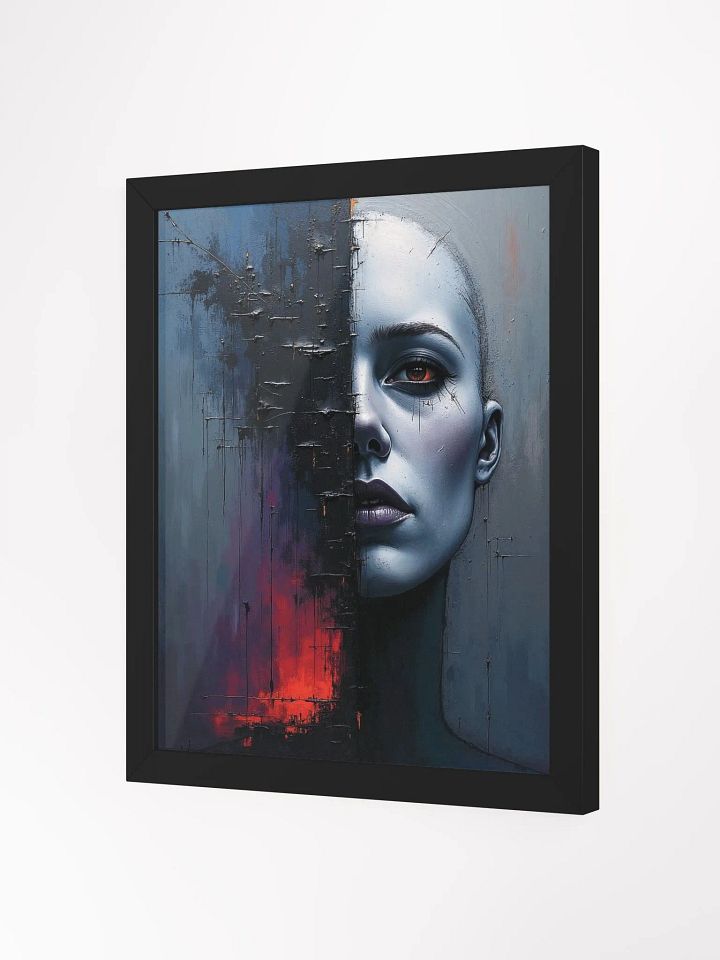 Surreal Split Portrait Framed Print product image (1)