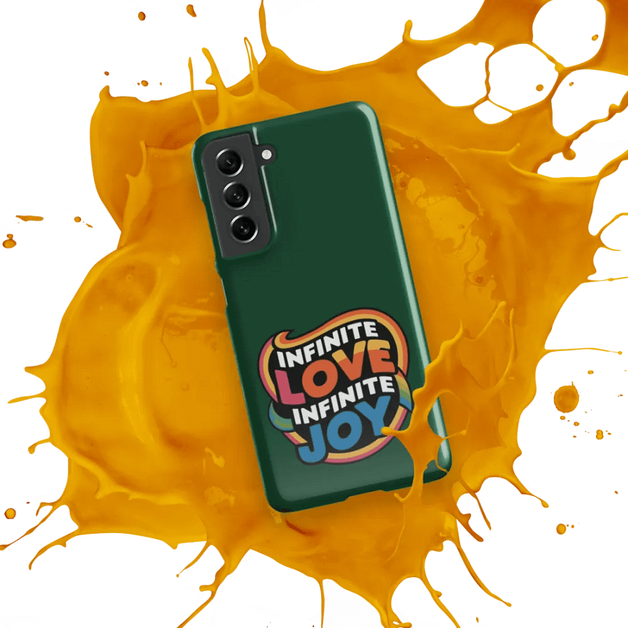 Infinite Love Infinite Joy Snap Case for Samsung (Green) product image (9)