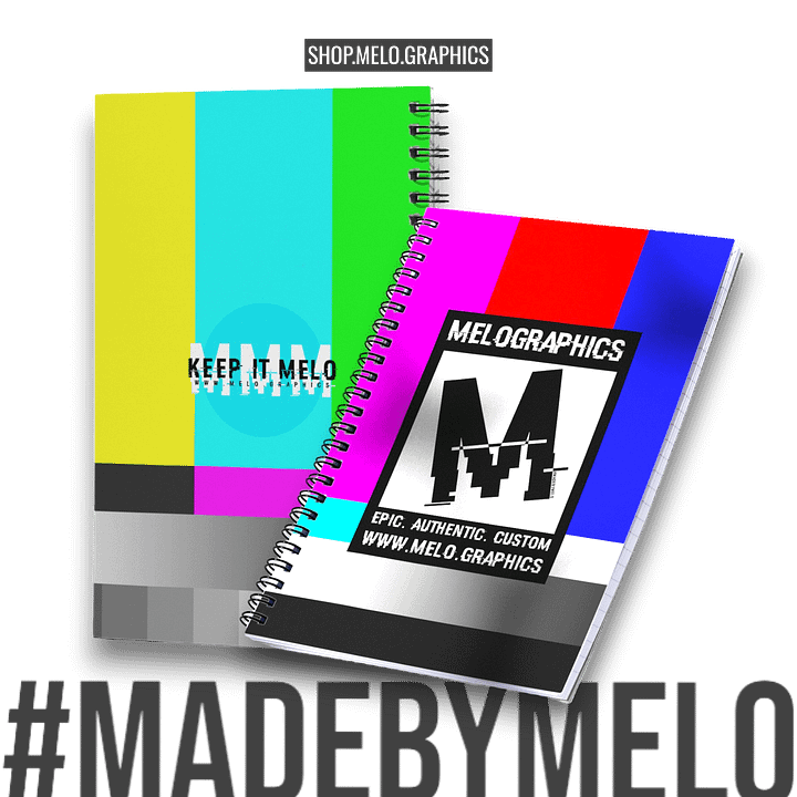 Rated M for MELO TV Spiral Notebook - 5.5x8.5