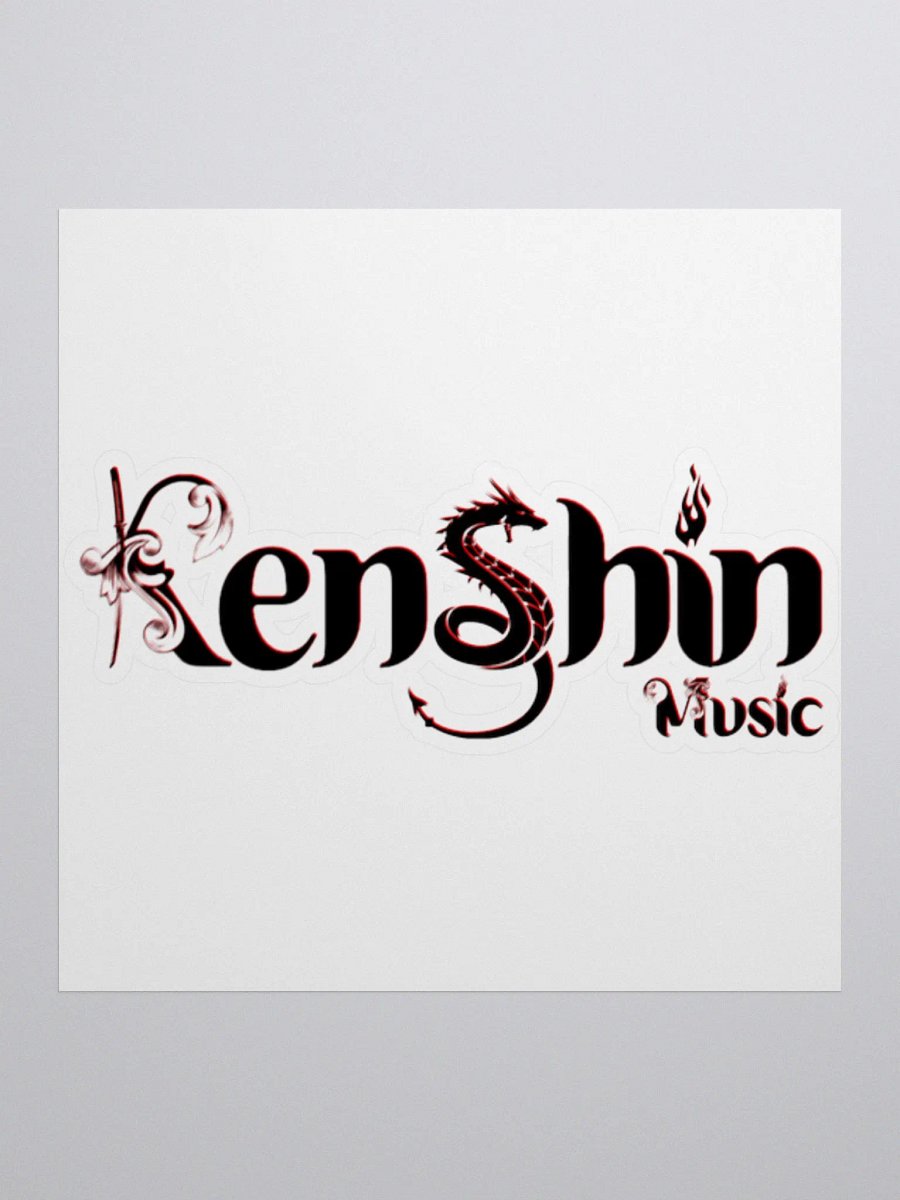 Dark Kenshin_Music Kiss Cut Stickers product image (1)