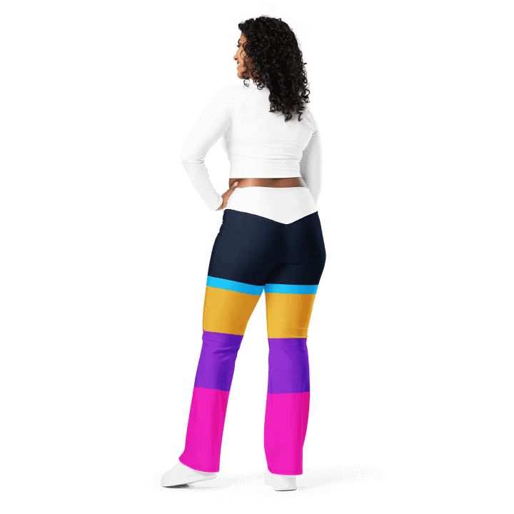 Color Block Flare Leggings product image (2)