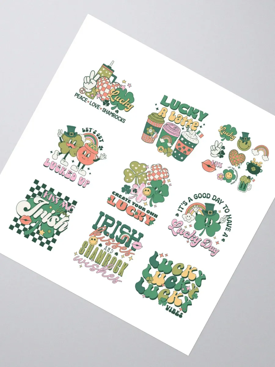 Whimsical St. Patrick's Day Stickers Set product image (4)