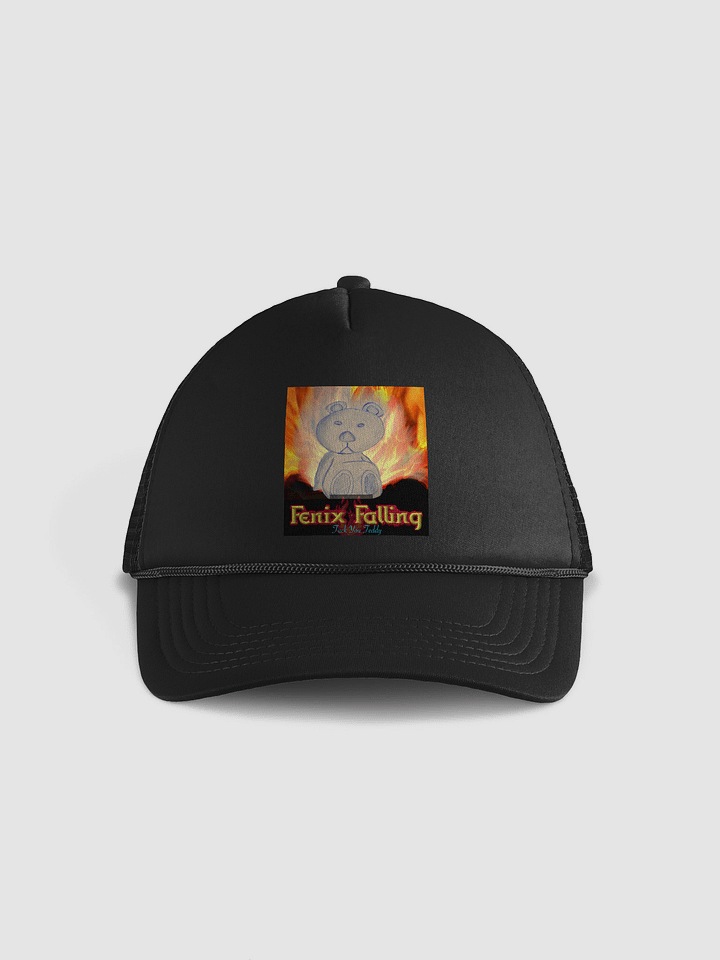 Flaming Teddy Foam Trucker Hat product image (1)