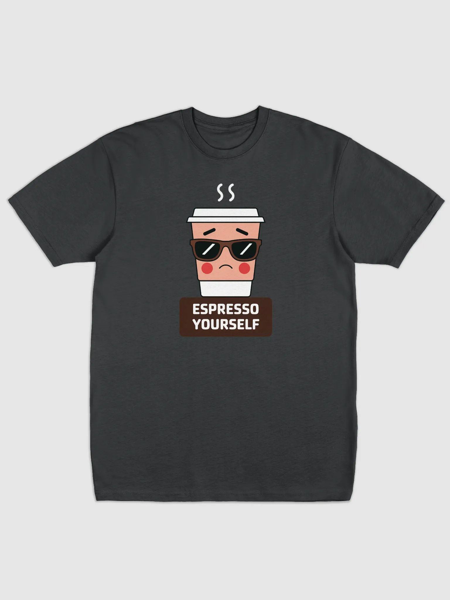 Espresso Yourself Cool Coffee Cup Sunglasses T-Shirt product image (2)