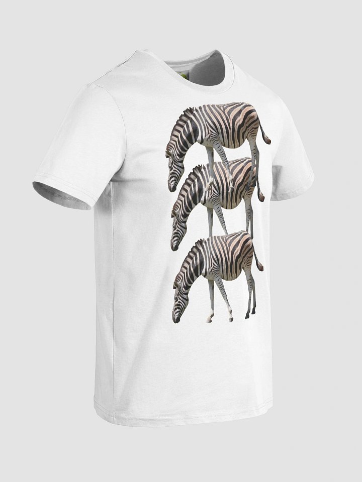 Plains Zebra Organic Cotton T-Shirt -plain product image (2)