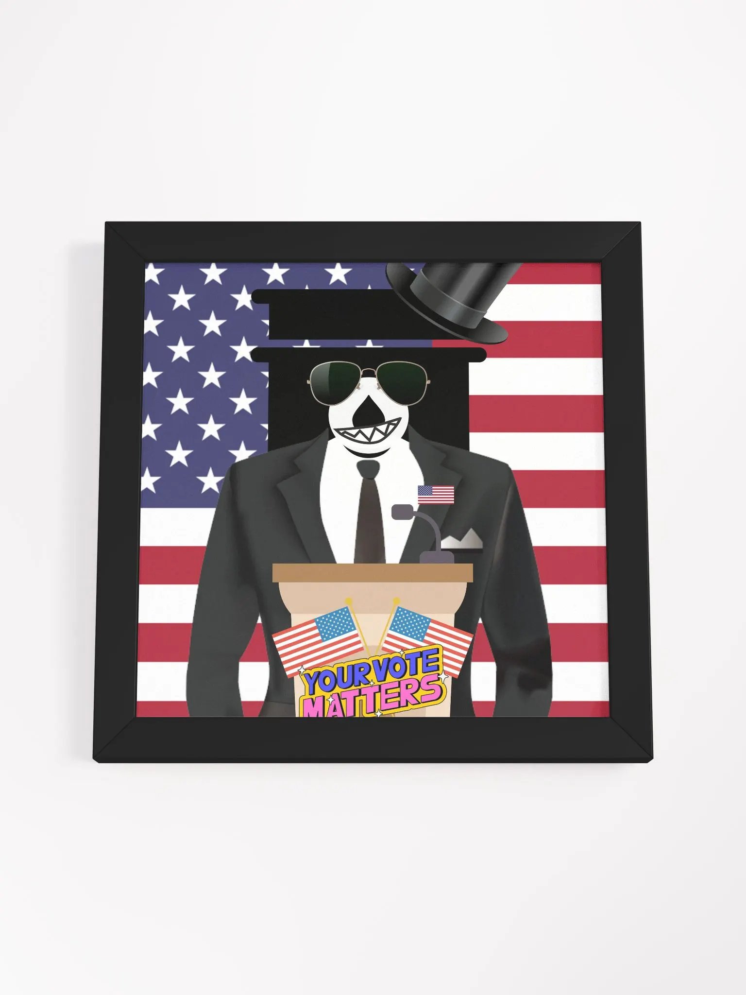 Political Term Oil Framed Poster product image (2)