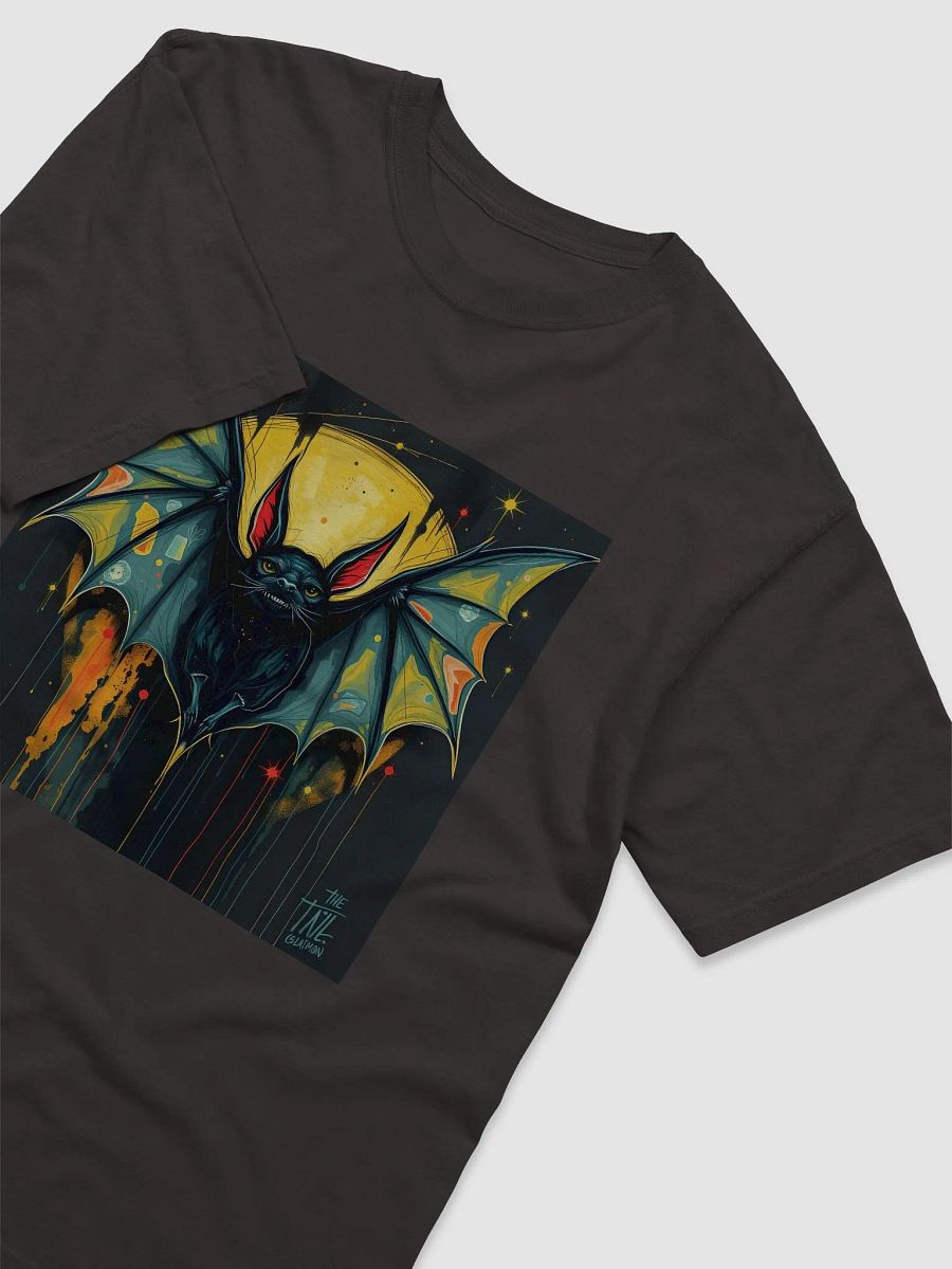ink drip style bat. Cloud Soft Cotton Tee product image (3)