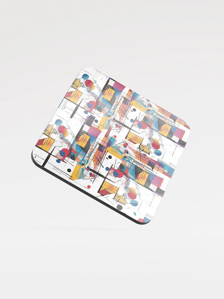 Kadinsky inspired cork coaster for proud home owners product image (1)