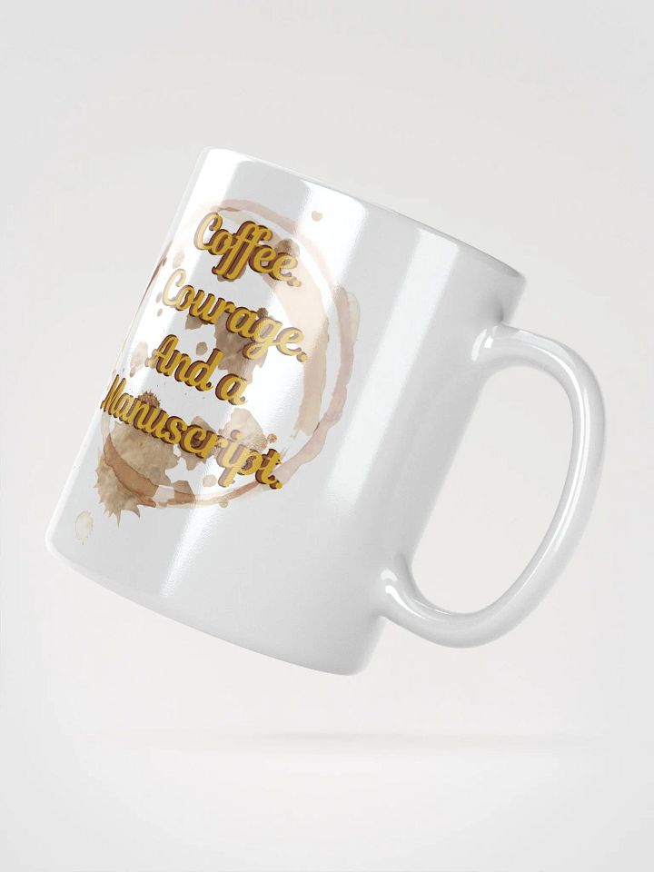 Coffee. Courage. And a Manuscript - Inspirational Writer’s Coffee Mug for Authors and Creatives product image (2)