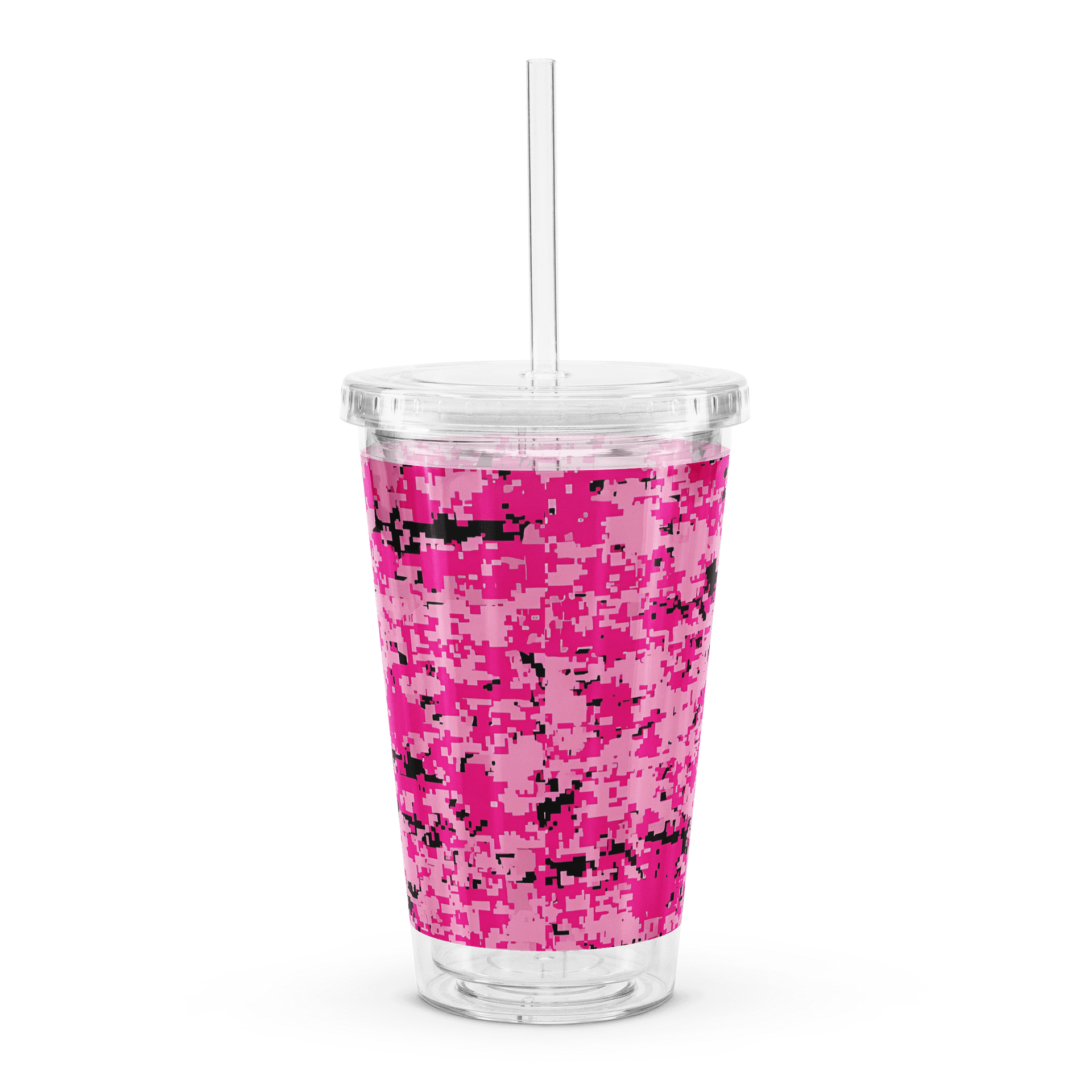 Pixelated Pink Camo Double Wall Tumbler product image (2)